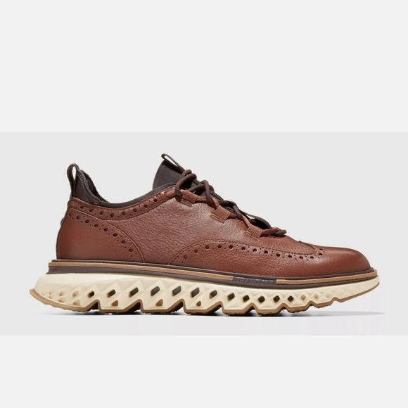 Mens 5 Zerogrand Wingtip Oxford